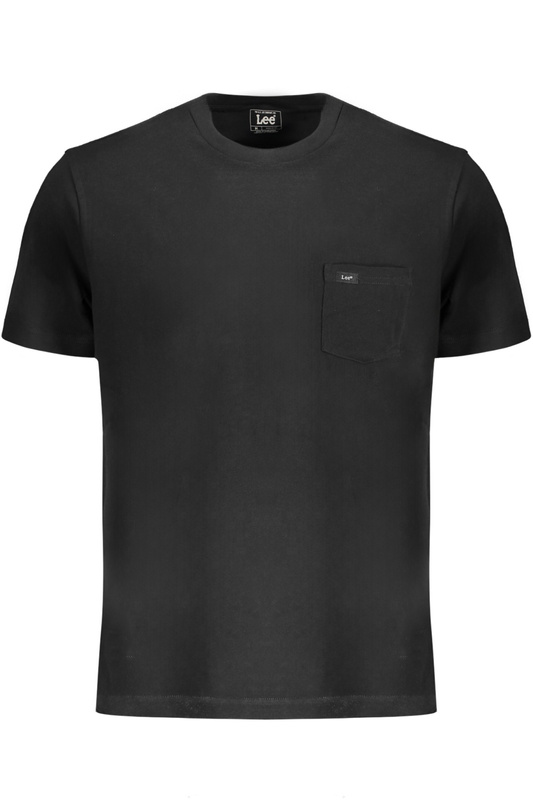 M�SKA KOSZULKA Z KR�TKIM R�KAWEM LEE CZARNA