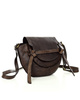 Marco Mazzini Torebka listonoszka skórzana saddle bag brąz caffe