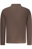 BRĄZOWA BLUZA MĘSKA Z ROZPINANYM NA ZAMEK US GRAND