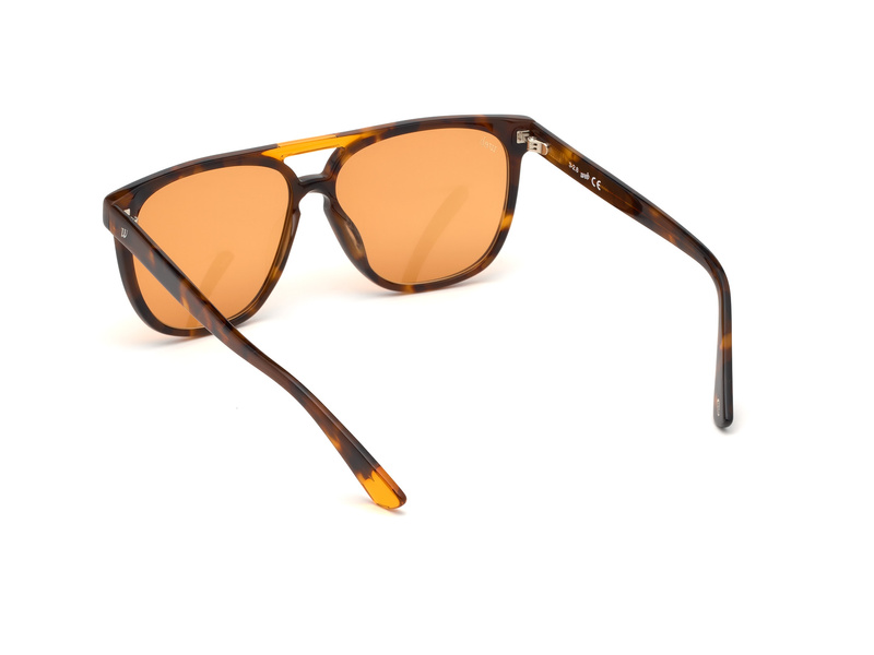 Okulary WEB EYEWEAR WE0263-5956J. Okulary przeciwsłoneczne, Kolor brązowy. Unisex.