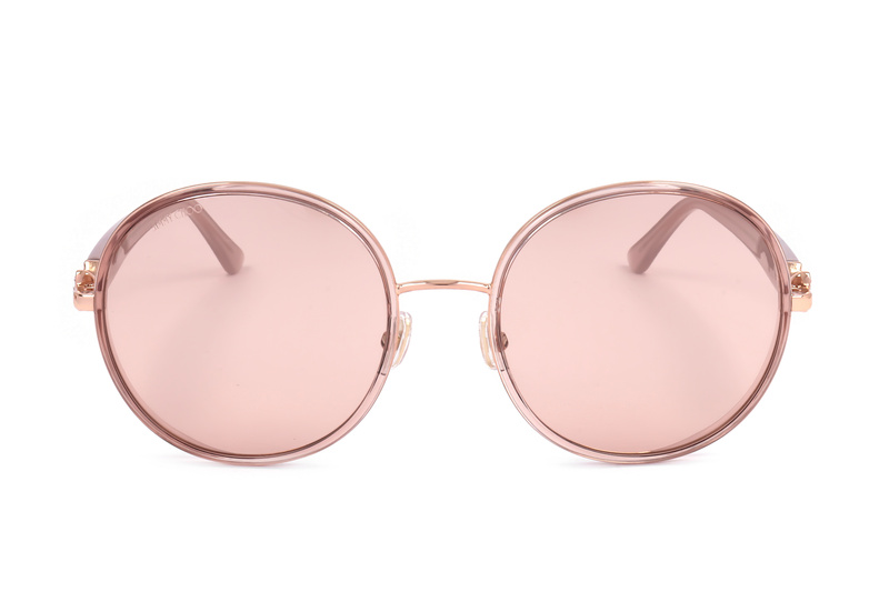 Okulary JIMMY CHOO PAM-S-BKU. Okulary przeciwsłoneczne, Kolor złoty. Kobieta.