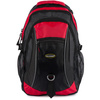 CZARNO-CZERWONY Solidny 3KOMOROWY plecak miejski SPORTOWY duży M83