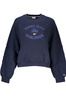 NIEBIESKA BLUZA BEZ ZAMKA, DAMSKA TOMMY HILFIGER