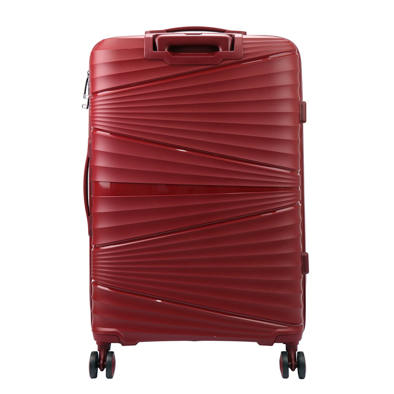 Jony zestaw trzech walizek podróżnych na kółkach z kosmetyczką ABS