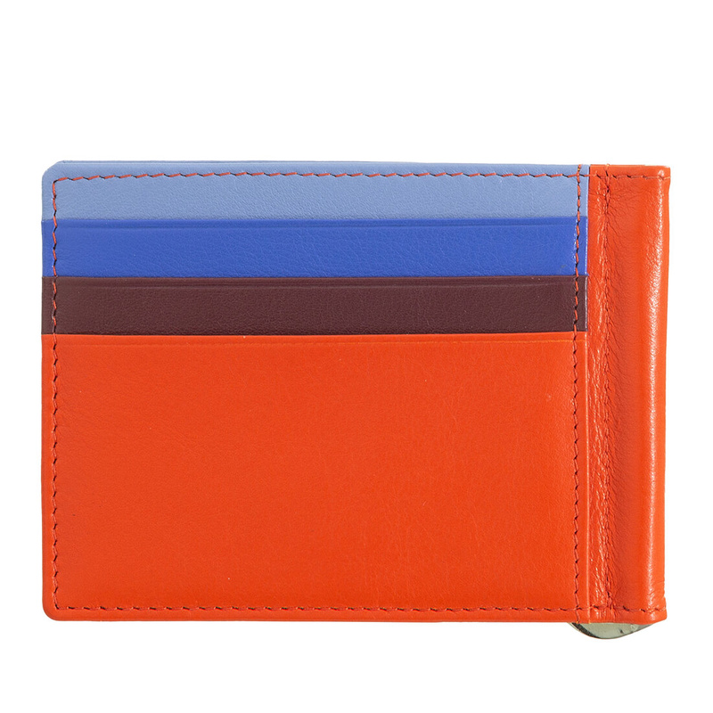 Slim Portfel męski etui na karty skórzane DUDU 