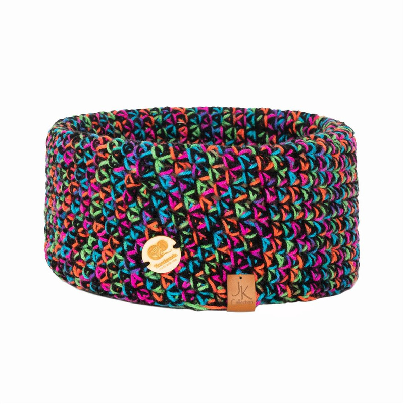 Komplet zimowy czapka + komin Handmade