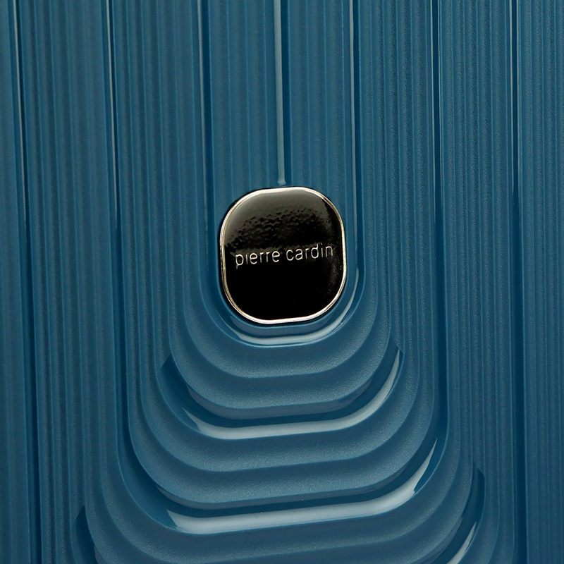 Mocna walizka damska z ABSu Pierre Cardin LEE08 PP44 x3 Z