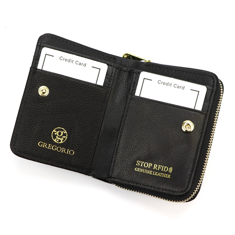 Damski portfel z zewnętrzną przegrodą Gregorio