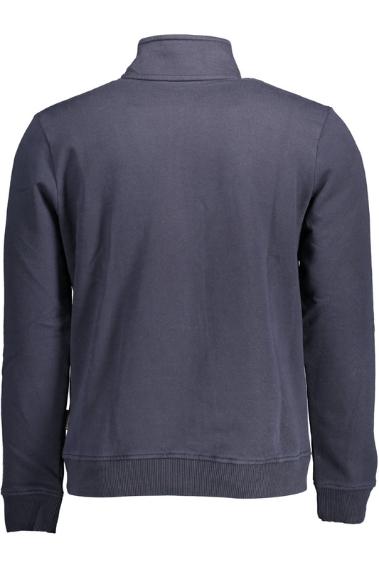 BLUZA MĘSKA NAPAPIJRI Z ZAPINKIEM NIEBIESKA