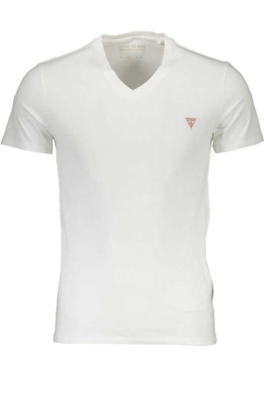 GUESS JEANS MĘSKI T-SHIRT Z KRÓTKIM RĘKAWEM BIAŁY