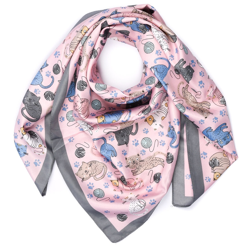 Chusta damska apaszka pod szyję lekka elegancka oryginalna MDB-44