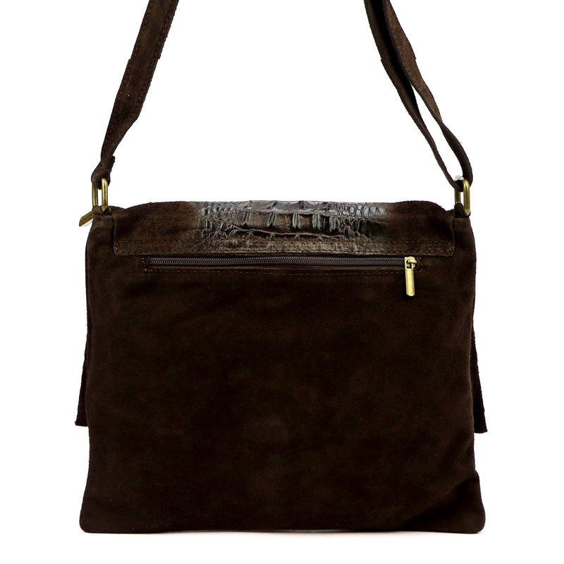 Damska torebka ze skóry naturalnej Luka 26-076 CROCO