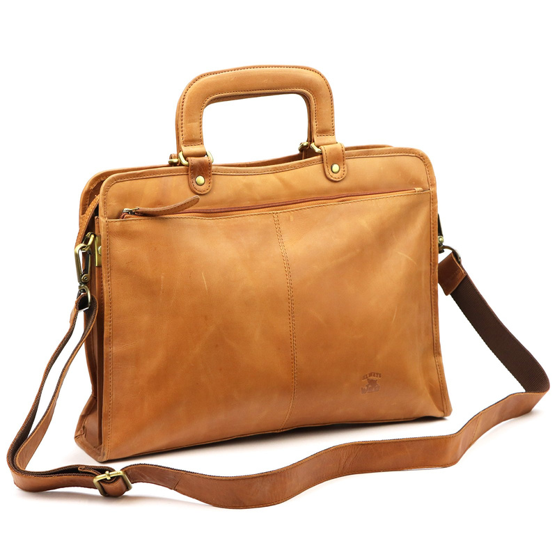 Always Wild aktówka na dokumenty teczka skórzana duża torba do pracy