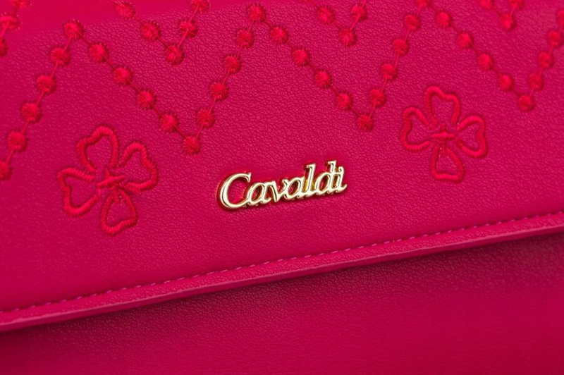 Damski portfel ze skóry ekologicznej Cavaldi M-13