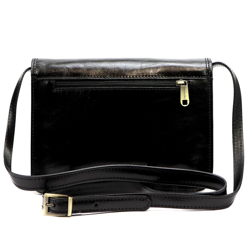 Florence damska listonoszka 3 komory torebka na ramię skóra naturalna