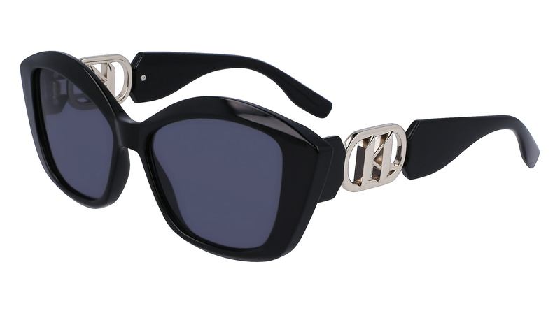 Okulary KARL LAGERFELD KL6102S-001. Okulary przeciwsłoneczne, Kolor czarny. Kobieta.
