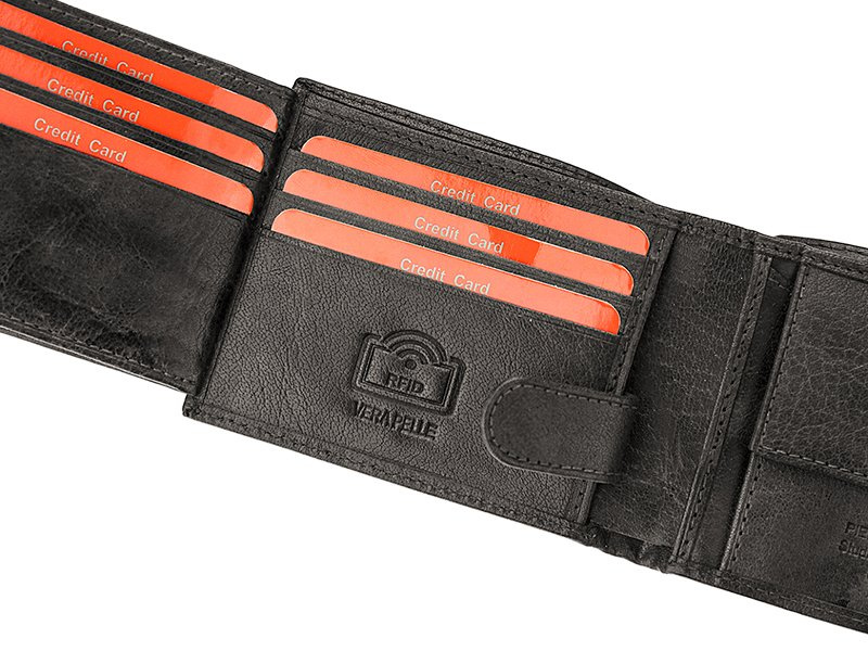 Pojemny Skórzany męski portfel Pierre Cardin RFID