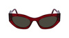 Okulary KARL LAGERFELD KL6122S-540. Okulary przeciwsłoneczne, Kolor czerwony. Kobieta.