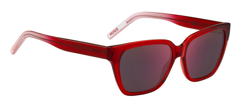 Okulary HUGO HG1264S92YF6A. Okulary przeciwsłoneczne, Kolor czerwony. Kobieta.