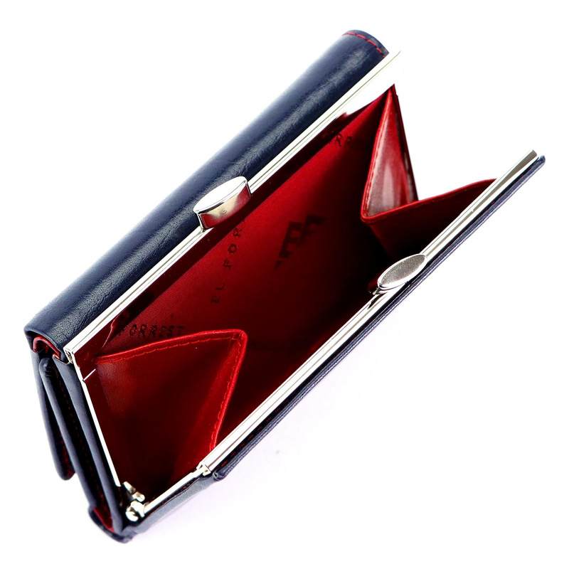 Skórzany damski portfel EL FORREST 579-340 RFID