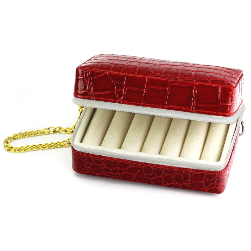 Eleganki kuferek ze skóry ekologicznej PATRIZIA BEAUTY-18013-BL