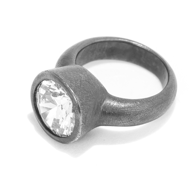 Biżuteria DEMARIA DMAN4110474-N. Pierścionek, Kolor szary. Kobieta.