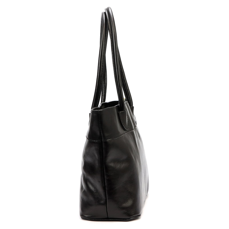 Skórzana duża elegancka damska shopperbag torebka na ramię Florence