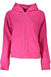 RÓŻOWA BLUZA DAMSKA GUESS JEANS Z ZAMKIEM