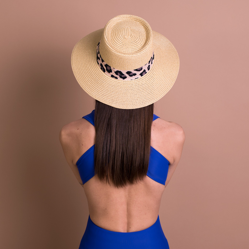 Kapelusz Simple cheetah