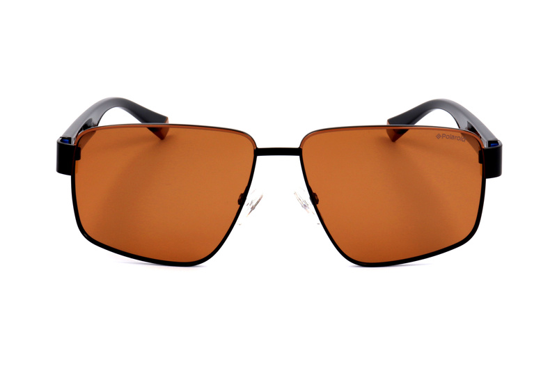 Okulary POLAROID PLD6121-S-8LZ. Okulary przeciwsłoneczne, Kolor czarny pomarańczowy. Unisex.