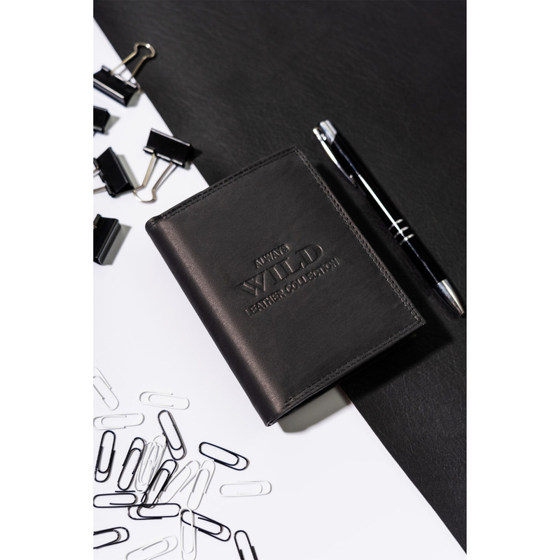 Skórzany męski portfel Wild N4-CHM-NL RFID