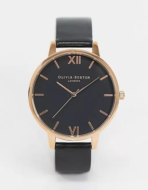 Zegarek OLIVIA BURTON OB16SH08. Kwarcowy, Kolor czarny. Kobieta.