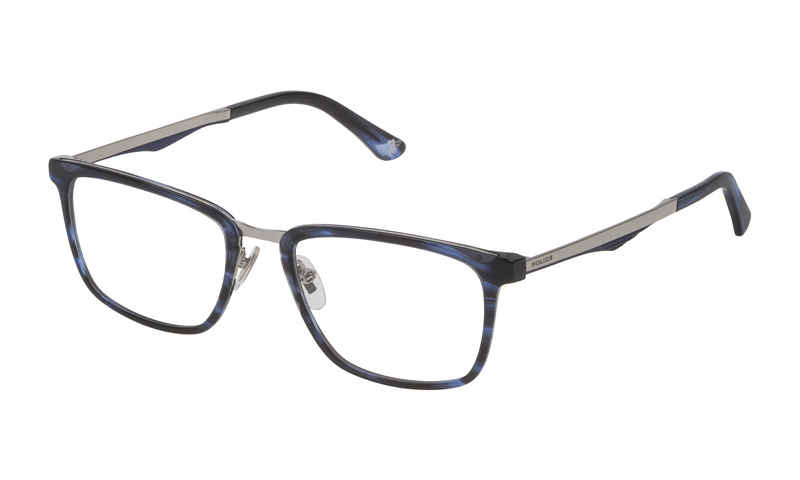 Okulary POLICE VPL684-529N4M. Okulary, Kolor niebieski. Mężczyzna.
