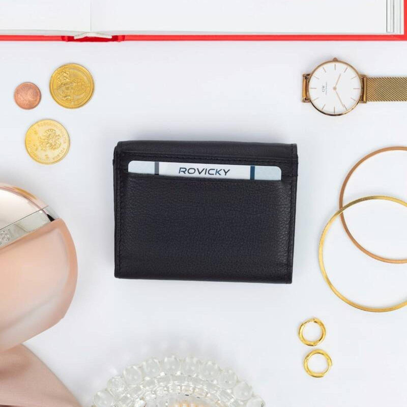 Skórzany męski portfel Rovicky R-19-LFN