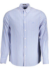 MĘSKA KOSZULA Z DŁUGIM RĘKAWEM GANT JASNO NIEBIESKA