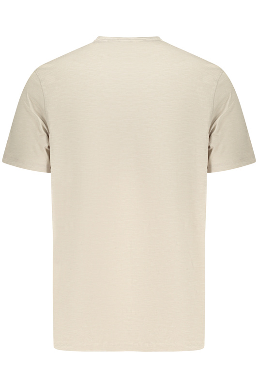 MĘSKA KOSZULKA Z KRÓTKIM RĘKAWEM BOSS BEŻOWA