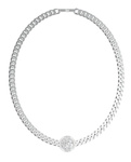 Biżuteria GUESS JUMN03007JWST. Naszyjnik, Kolor szary. Kobieta.