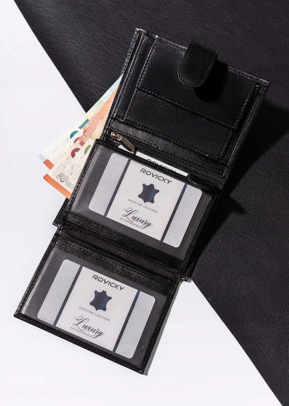 Skórzany męski portfel Wild N4-CHM-NL RFID