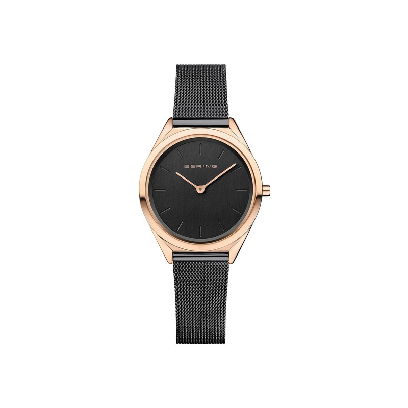 Zegarek BERING 17031-166. Kwarcowy, Kolor czarny. Kobieta.