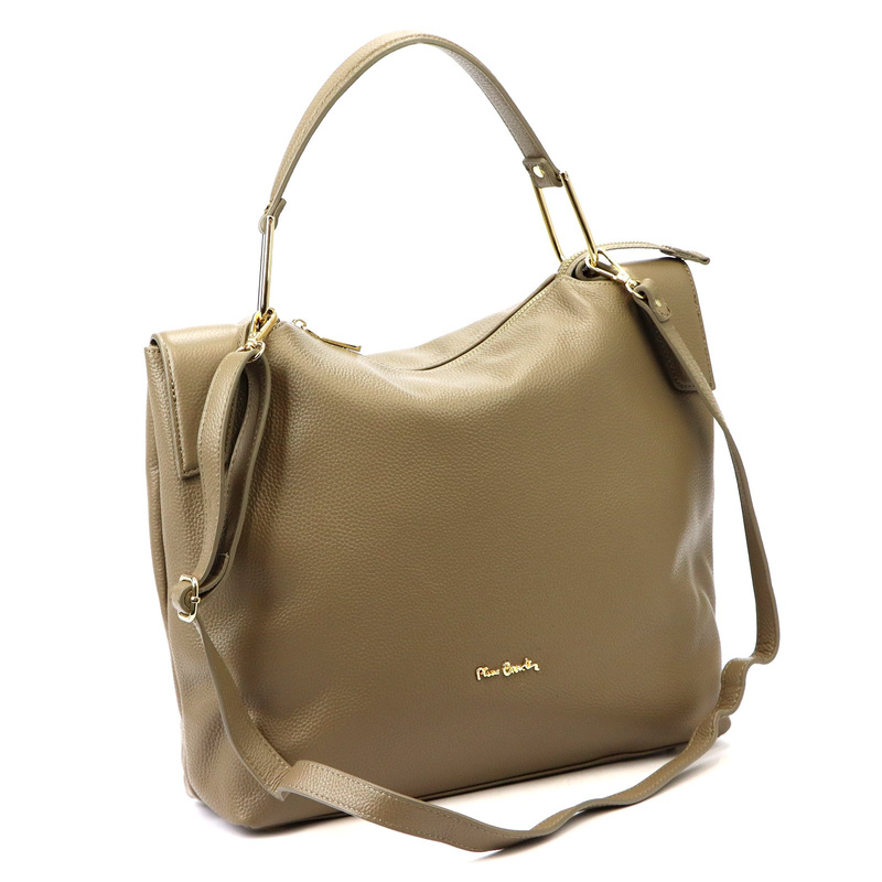 Duża Skórzana damska shopperbag od Pierre Cardin