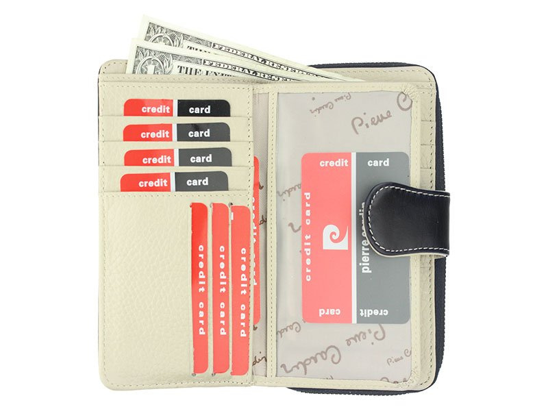 Skórzany damski portfel Pierre Cardin 01 LINE 116