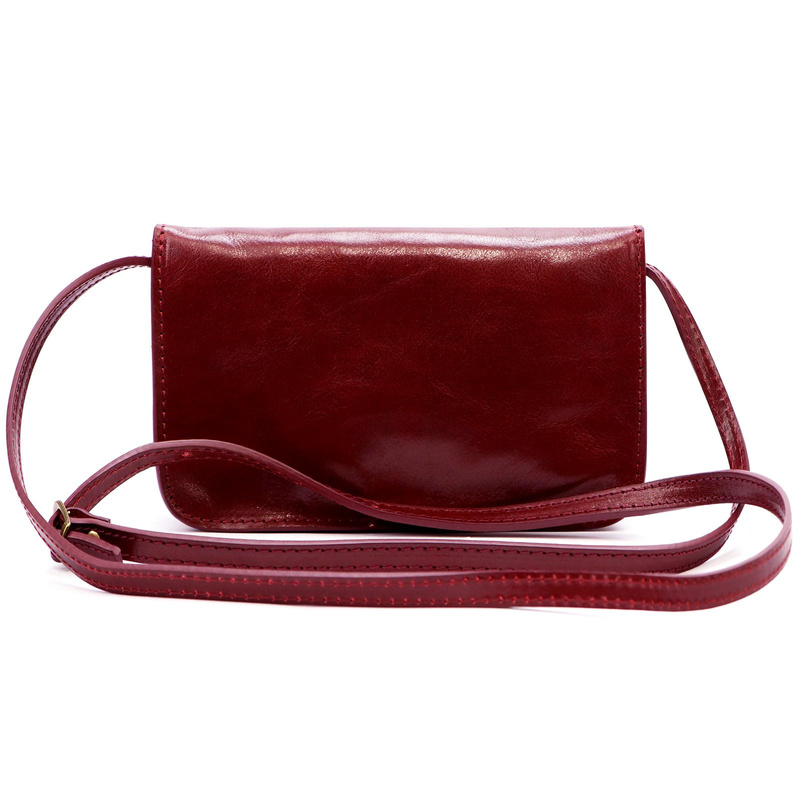 Florence damska listonoszka przez ramię skóra naturalna torebka z klapą