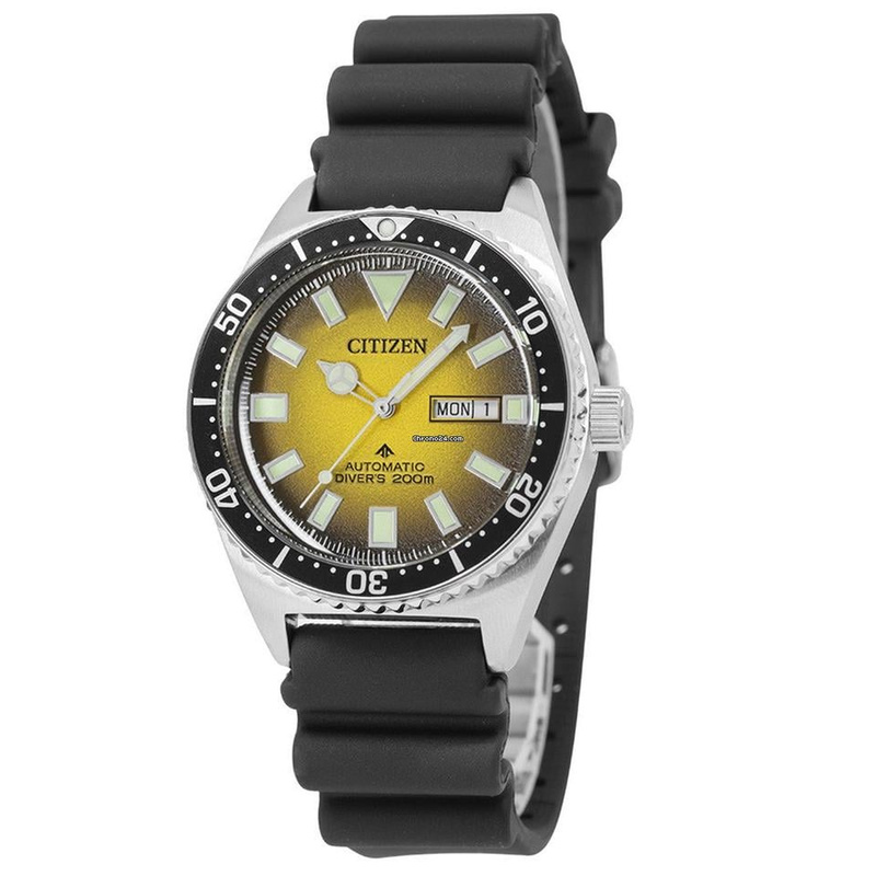 Zegarek CITIZEN NY0120-01X. Automatyczny, Kolor żółty. Mężczyzna.