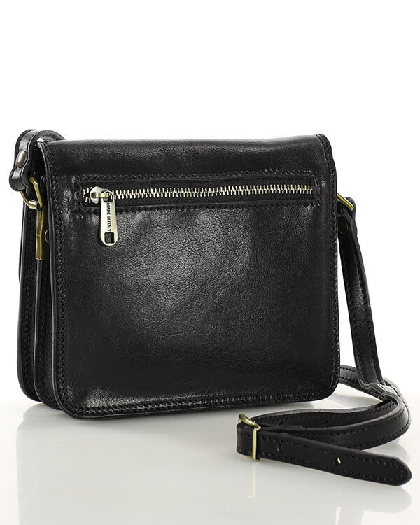 Torba skórzana kwadratowa premium Florence bag - MARCO MAZZINI brązowa