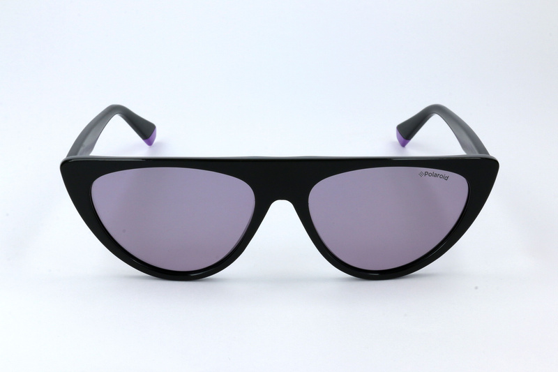 Okulary POLAROID PLD6108-S-HK8. Okulary przeciwsłoneczne, Kolor czarny fioletowy. Kobieta.