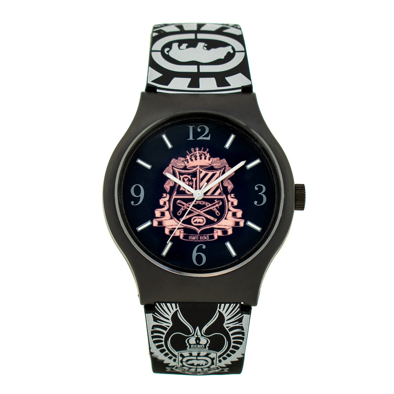 Zegarek MARC ECKO E06511M2. Kwarcowy, Kolor czarny różowy. Unisex.