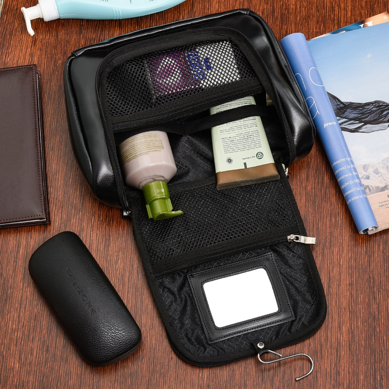 Beltimore kosmetyczka Skórzana premium saszetka czarna J47