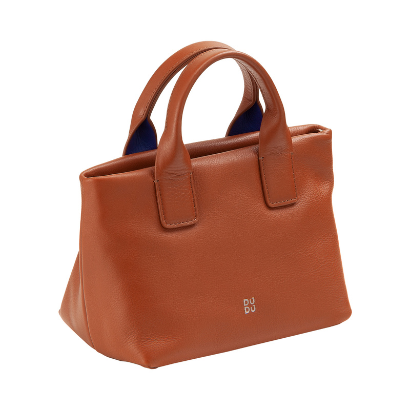 DUDU Mini torebka do ręki damska z łańcuszkiem listonoszka skóra naturalna