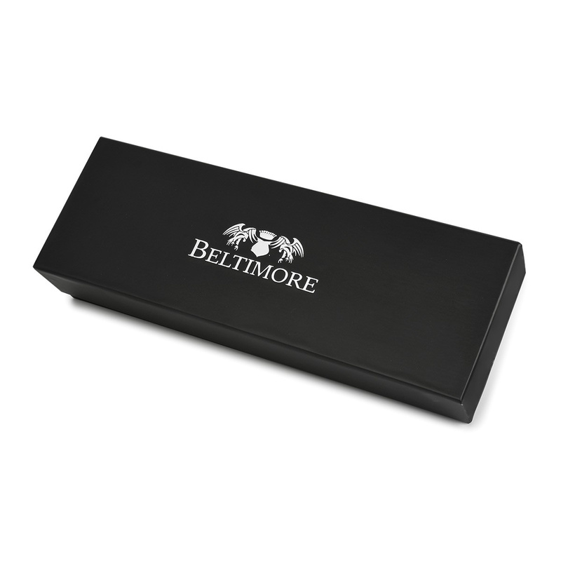 Piórnik Skórzany etui na pióro granatowe Beltimore J03