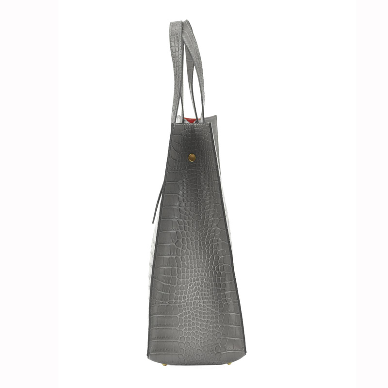 Elegancka Shopperbag damska skóra krokodyla Luka